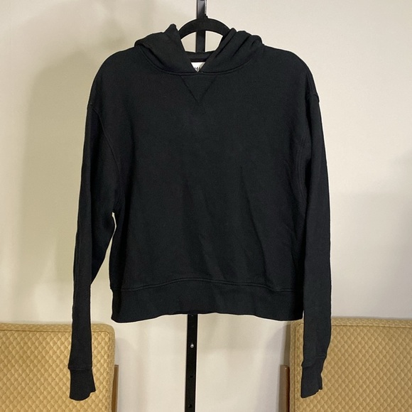 MATE the Label Organic Fleece Relaxed Hoodie In Jet Black - Picture 7 of 10